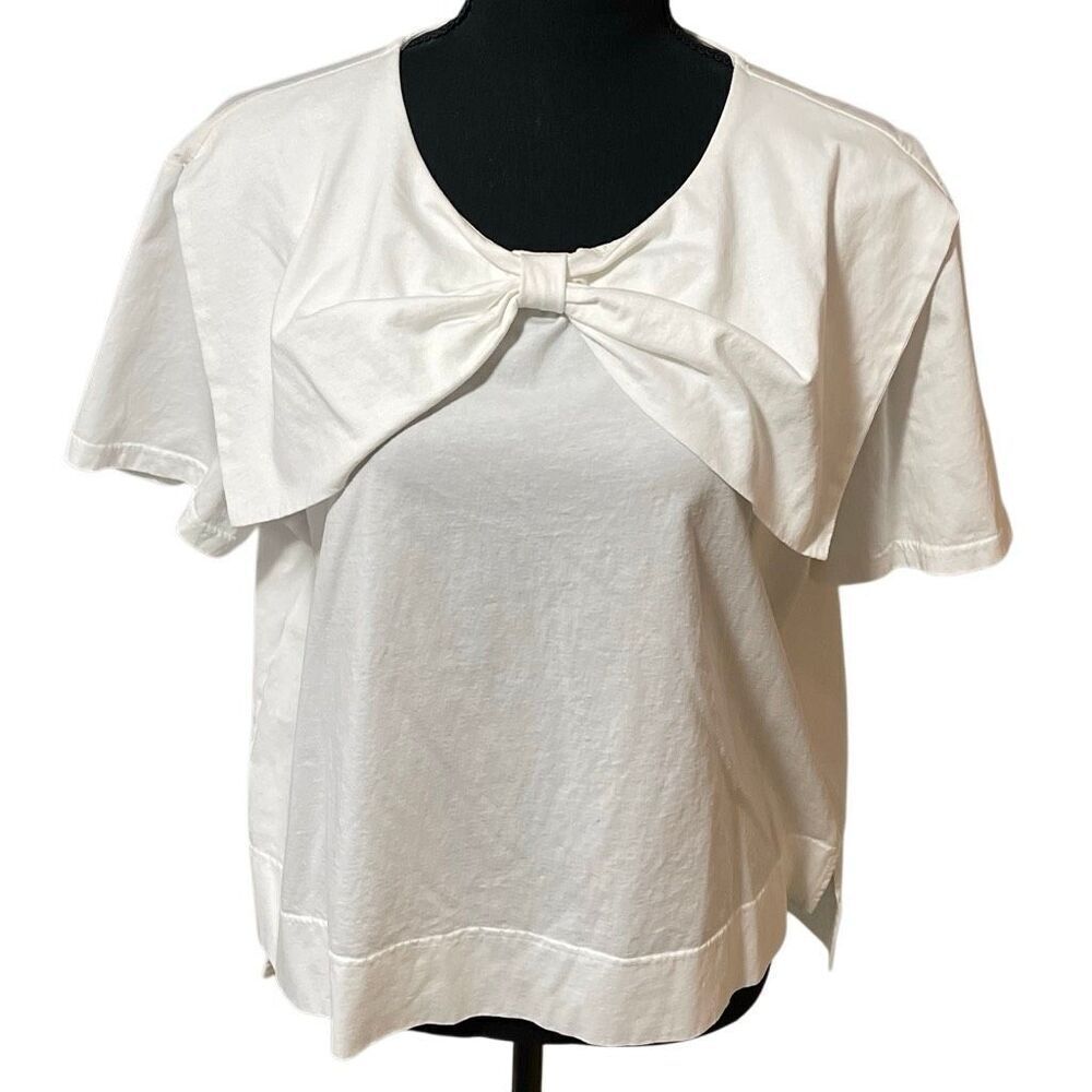 Edward Achour Paris Women’s S/S Bowtie Blouse/Top